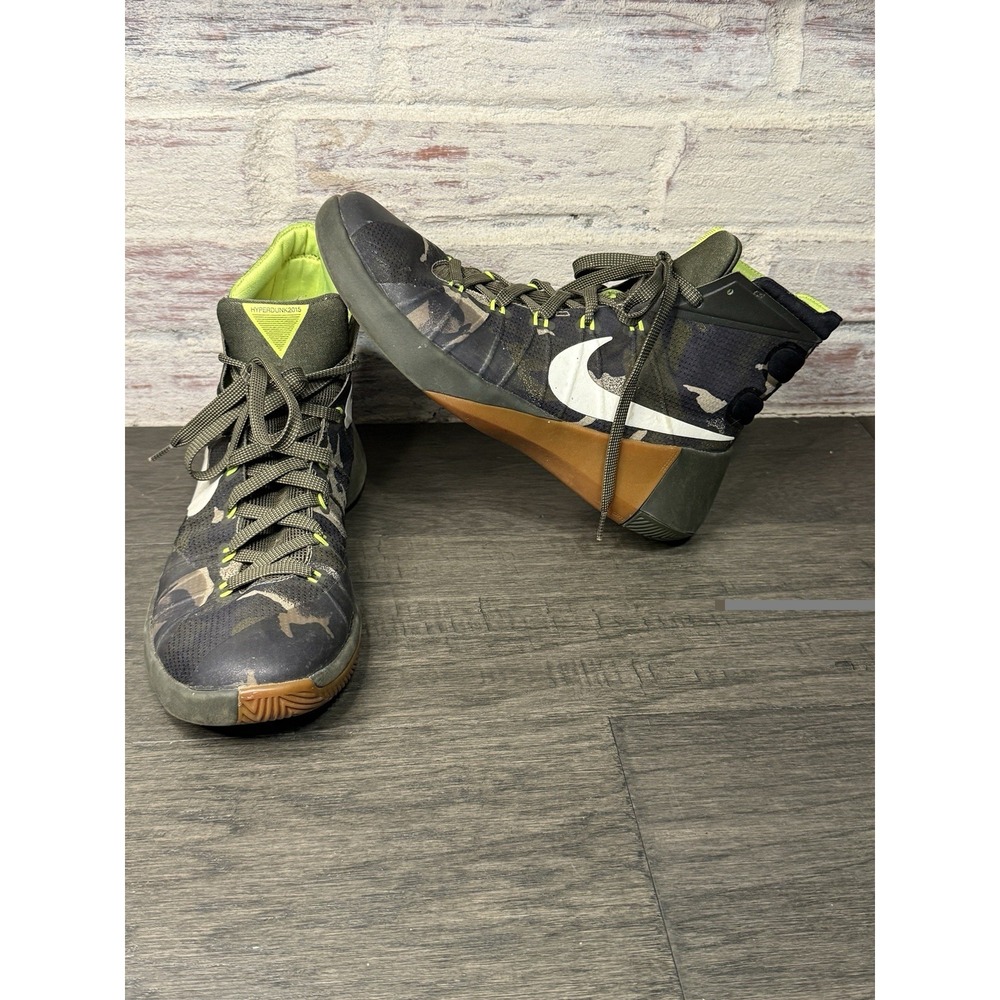 Nike Hyperdunk 2015 Premium Cargo Khaki Camo Mens Size 9.5